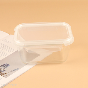 China products rectangle clear glass preservation bowl food container