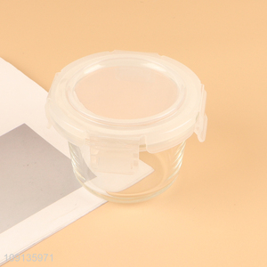 Popular products round glass food container sealed preservation bowl for sale
