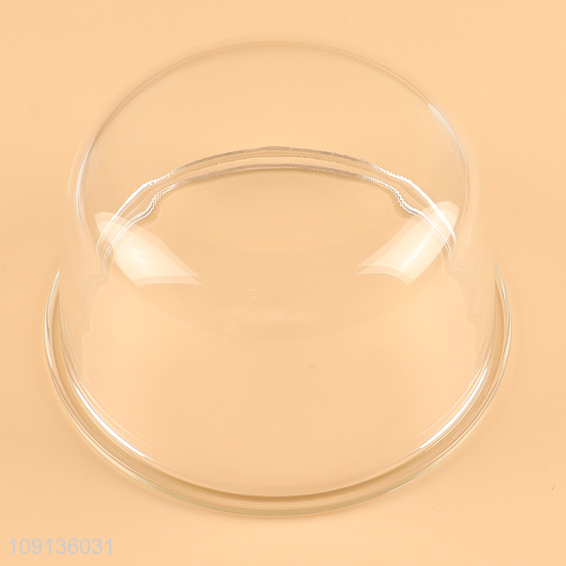 Top products round clear glass preservation bowl sealed food container