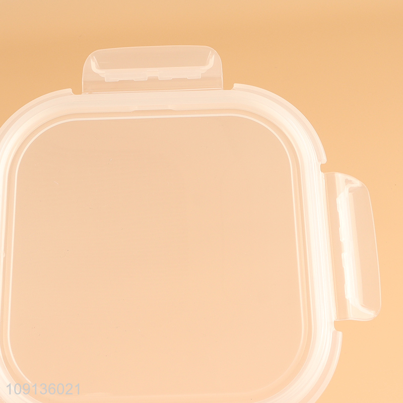 Latest products glass clear food container preservation bowl sealed bowl