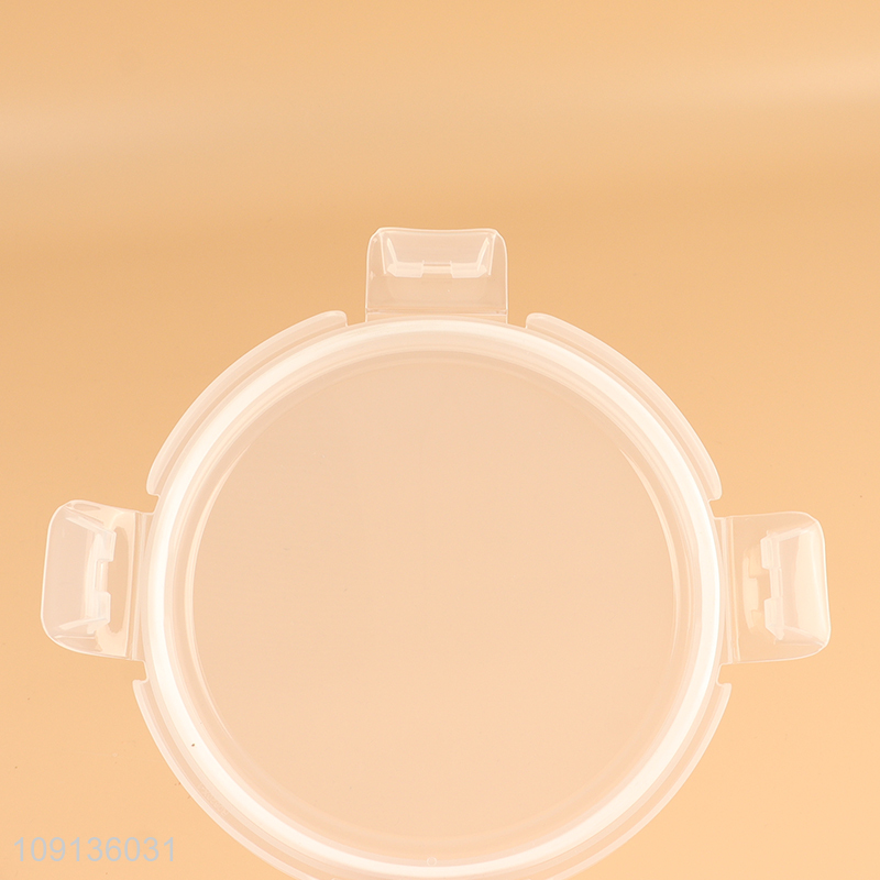 Top products round clear glass preservation bowl sealed food container
