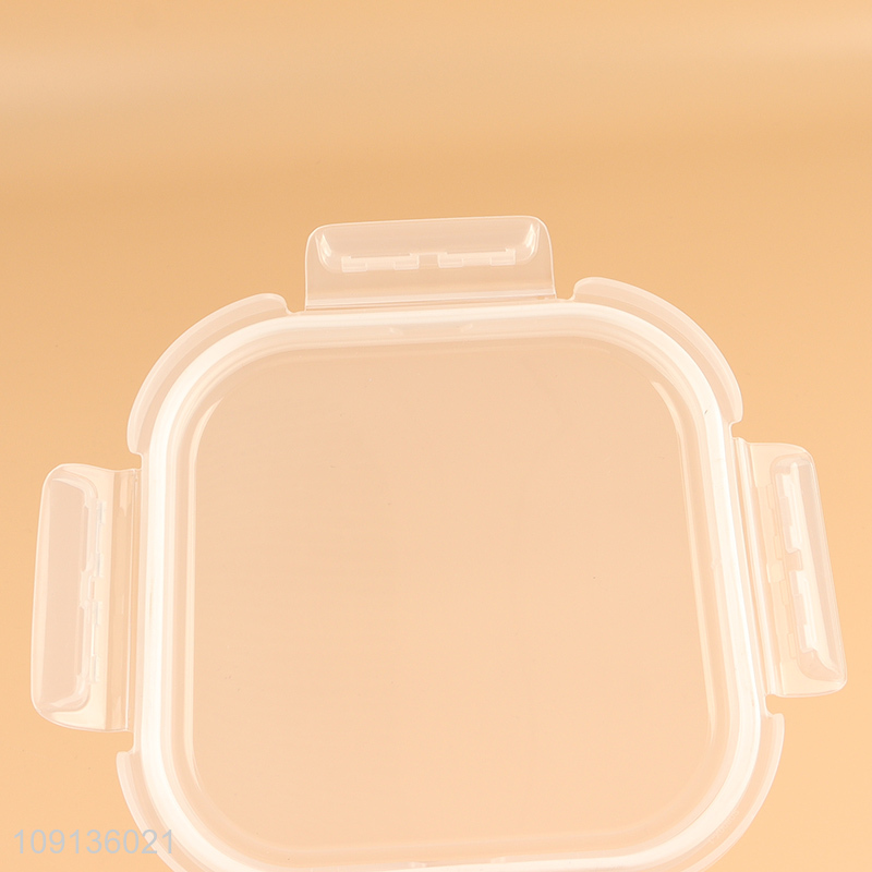 Latest products glass clear food container preservation bowl sealed bowl