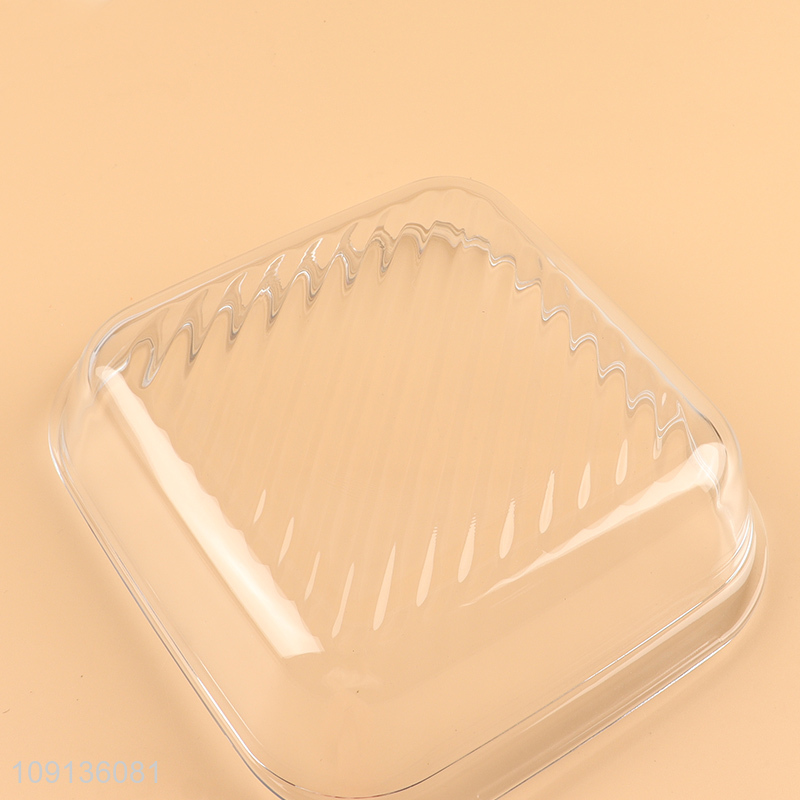 Most popular clear glass baking pan baking tray for household