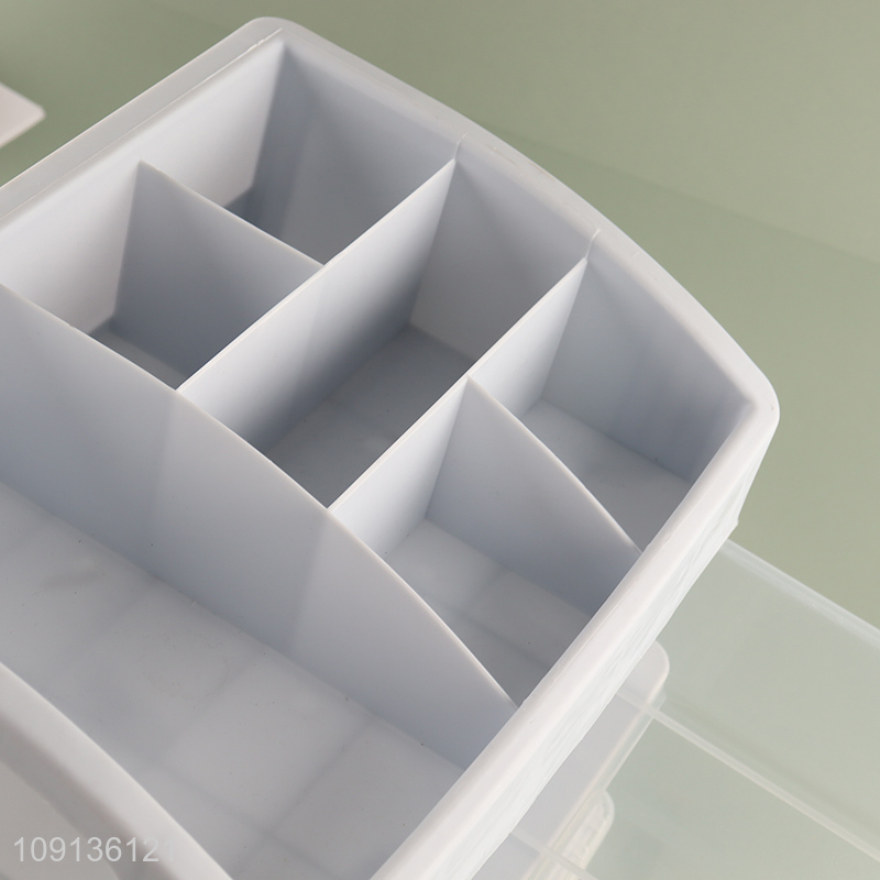 New Product 2-Tier Makeup Organizer with Drawers for Dresser Vanity