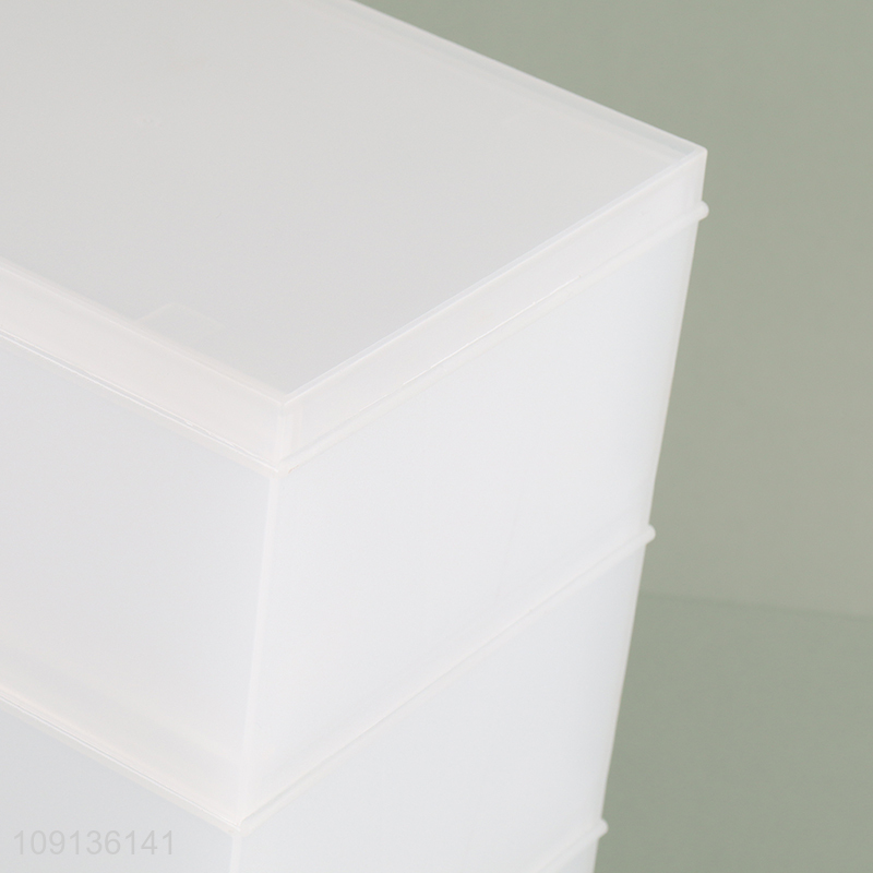 China Imports 3-Tier Mini Plastic Storage Drawers Desktop Organizers