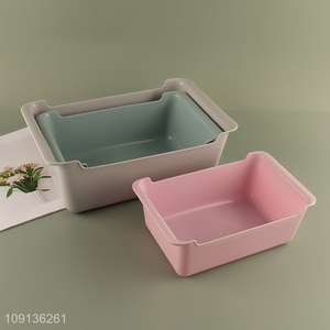 New Product Multipurpose Plastic Storage Basket Stackable Storage Basket