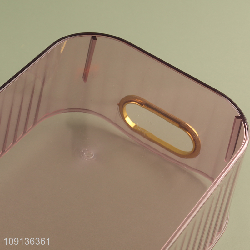 Wholesale Plastic Storage Basket Multi-Purpose Storage Basket for Makeup