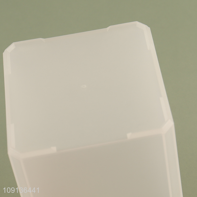 Wholesale Reusable Empty Plastic Cotton Buds Holder Cotton Swabs Box