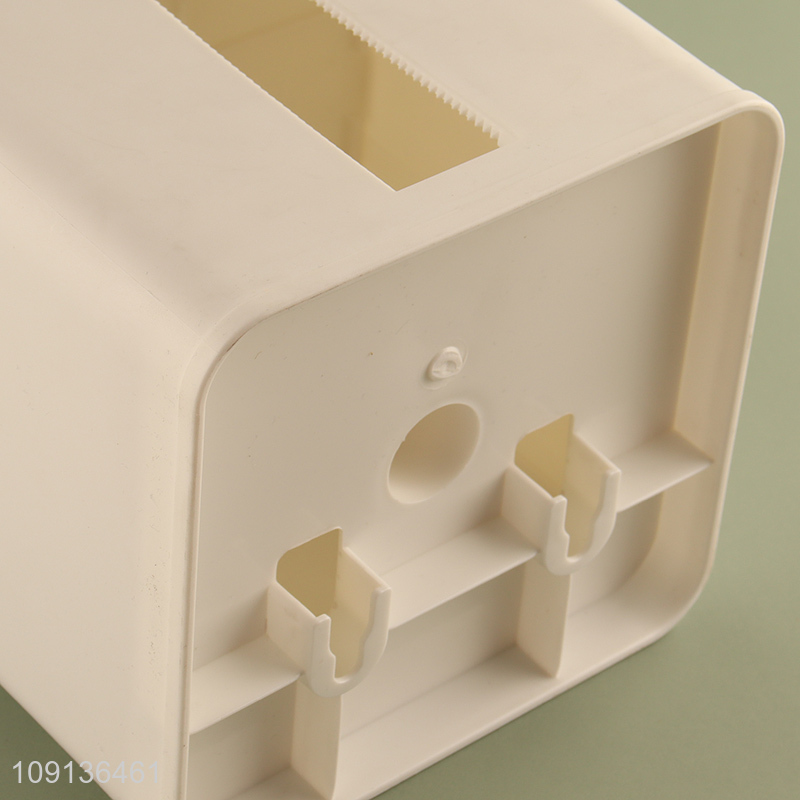 Hot Selling Wall Mounted Plastic Paper Towel Box No Drilling Tissue Box