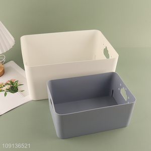 Factory Supply Plastic Storage Basket for Kitchen Pantry Closet Cabinet