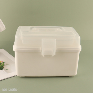China Imports Plastic Medicine Storage Box Medicine Case with Handle