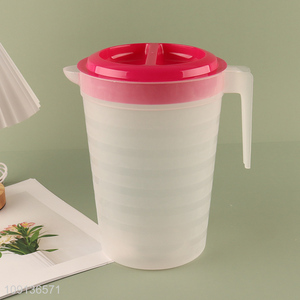 Good Quality BPA Free Plastic Water Pitcher Jug with Handle