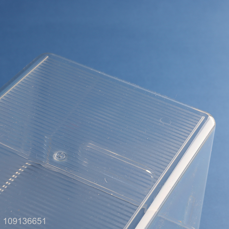 Hot Selling Clear Plastic Storage Basket for Kitchen Countertop Pantry