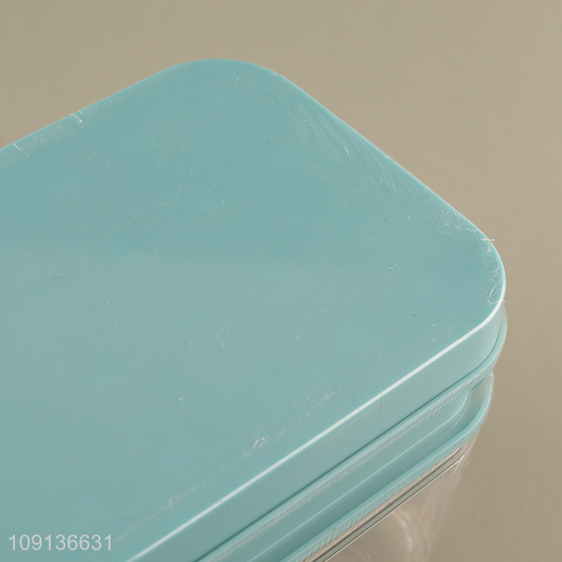 Online Wholesale 2-Tray Plastic Ice Cube Tray with Lid, Bin & Ice Tong