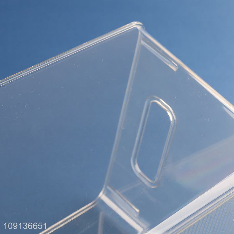 Hot Selling Clear Plastic Storage Basket for Kitchen Countertop Pantry