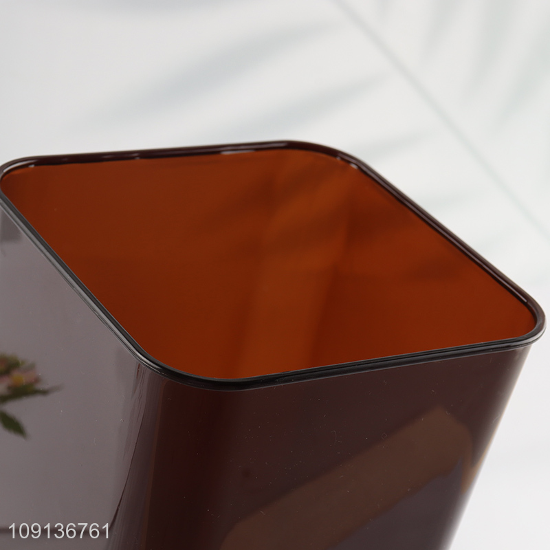 New Arrival Plastic Wake-Up Flower Bucket Tall Floral Bucket