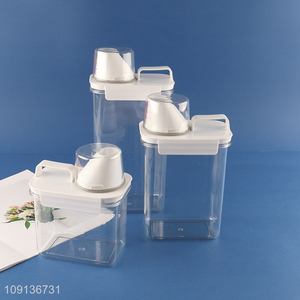 Good Quality Airtight Rice Cereal Storage Container with Measuring Cup