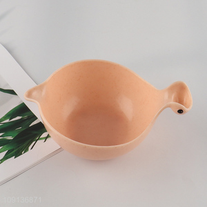 Wholesale Dinosaur Shape Plastic Bowl Non-Slip Plastic Bowl for Babies