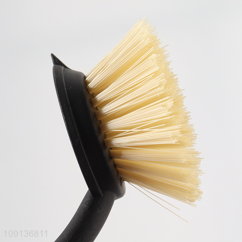 New Arrival Pot Brush Scrub Brush with Long Bambooo Handle