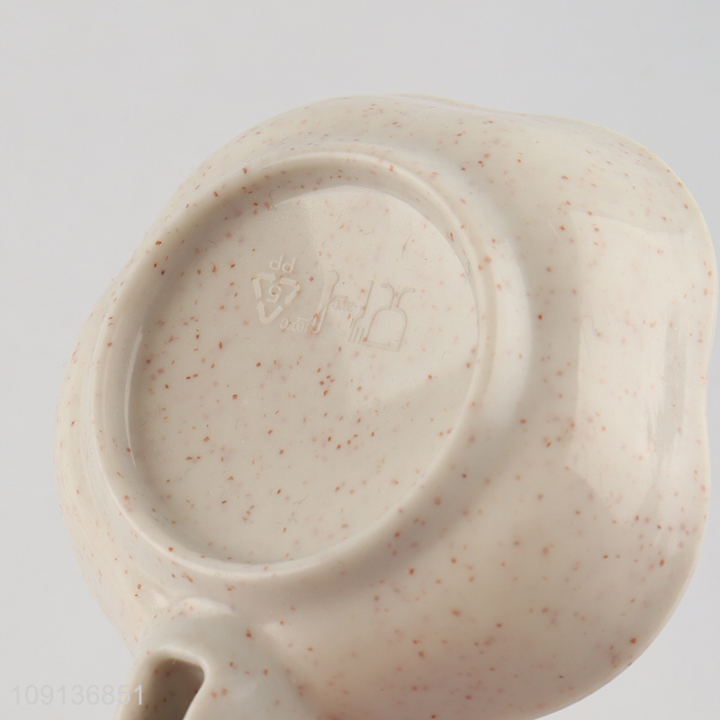 New Product Flower Shaped Sauce Dish Plastic Dipping Dish with Handle