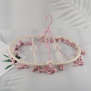 Wholesale <em>Clothes</em> Drying <em>Rack</em> Towels Bras Drying <em>Rack</em> with 18 Clips