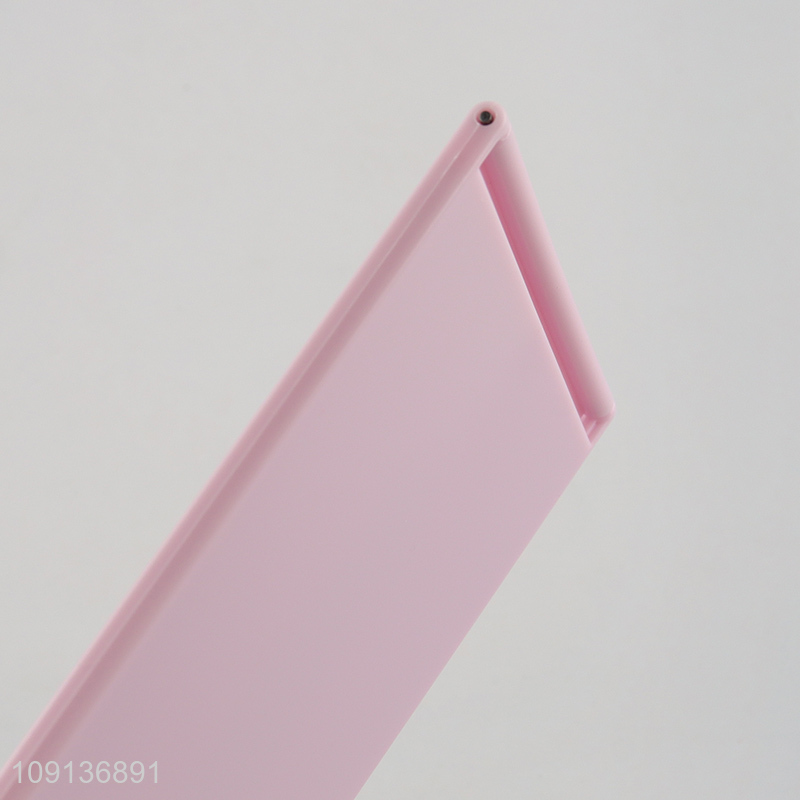 Good Quality Rectangular Plastic Cosmetic Mirror Portable Makeup Mirror