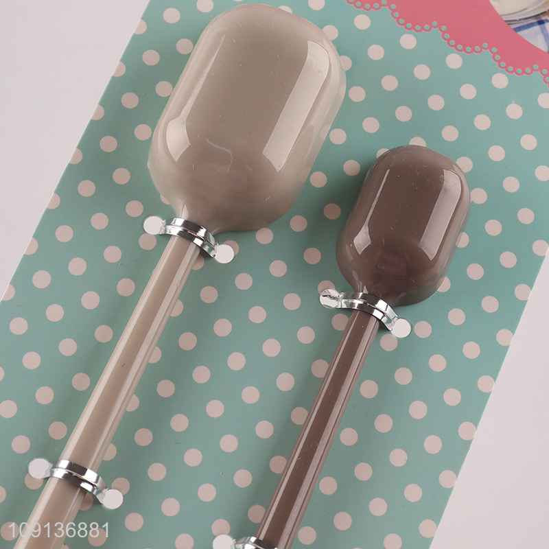 Factory Price 2 Pieces Plastic Measuring Spoons for Cooking & Baking