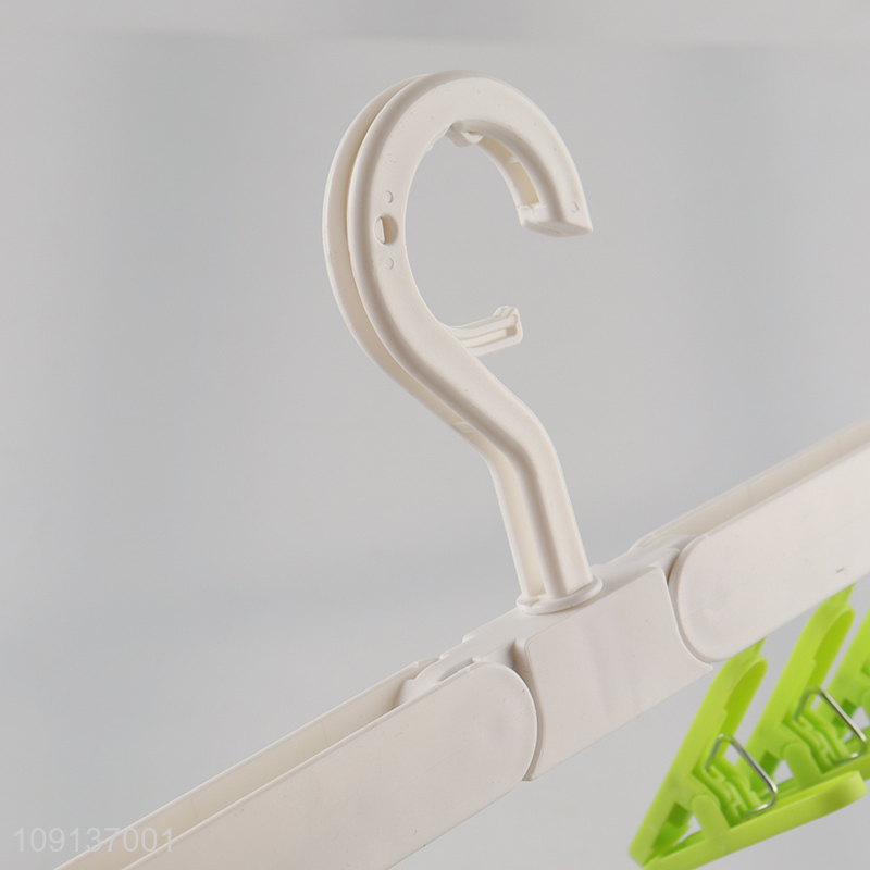 China Imports Folding Socks Drying Rack Socks Hangers with 8 Clips