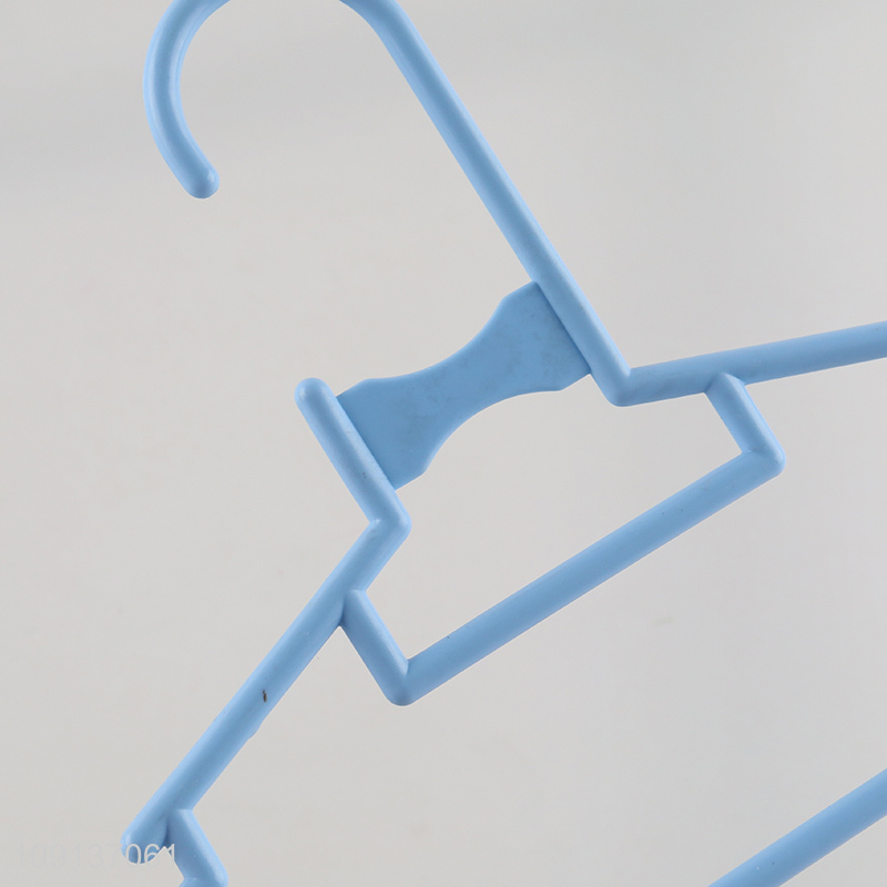 Good Quality 10 Pieces Plastic Clothes Hangers Multifunctional Clothes Hangers