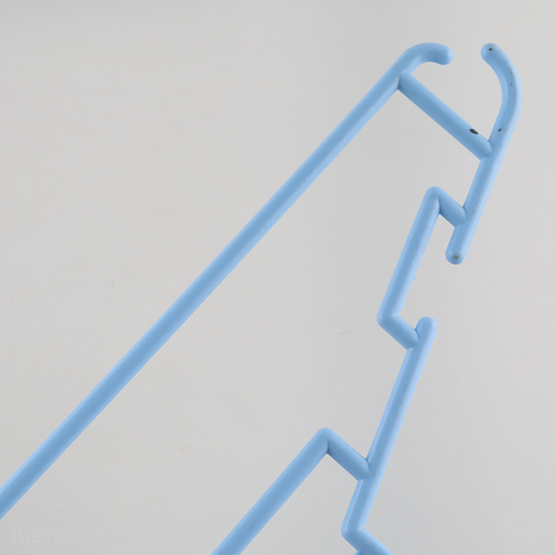 Good Quality 10 Pieces Plastic Clothes Hangers Multifunctional Clothes Hangers