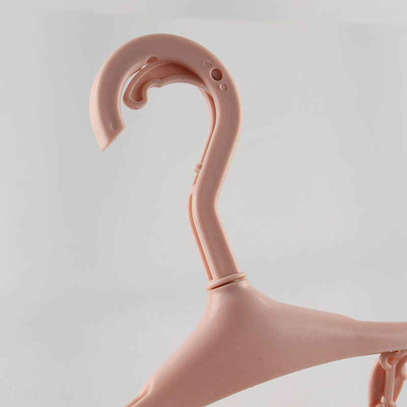 New Arrival Folding Drying Rack with 8 Clips for Drying Socks Bras