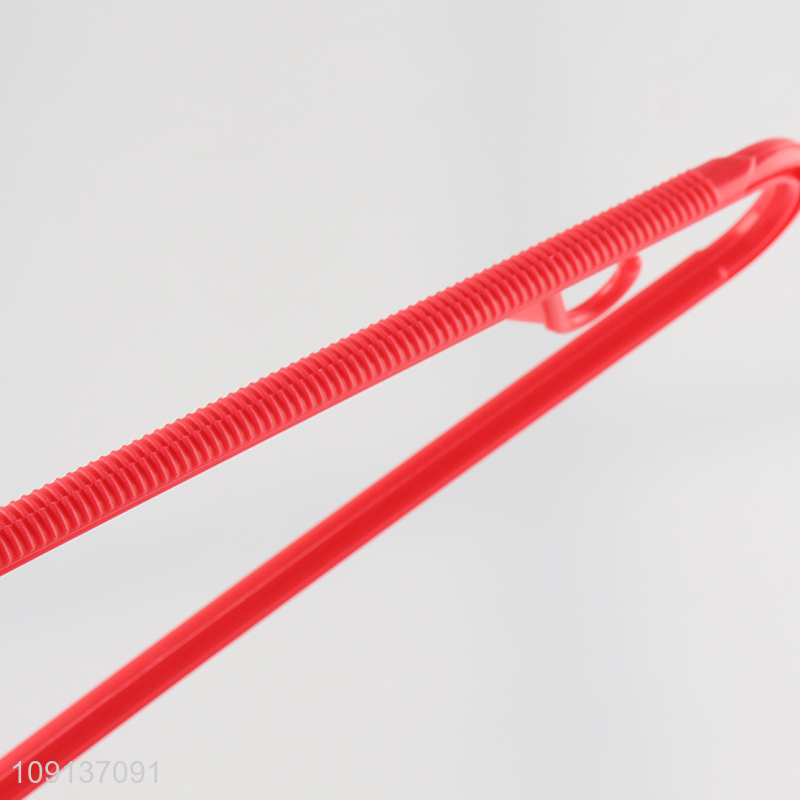 Good Quality 6 Pieces Anti-Slip Clothes Hangers Plastic Clothes Hangers