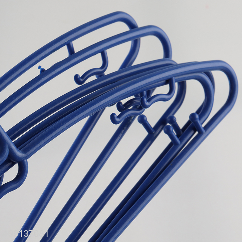 Factory Price 6 Pieces Clothes Hangers Custom Plastic Clothes Hangers