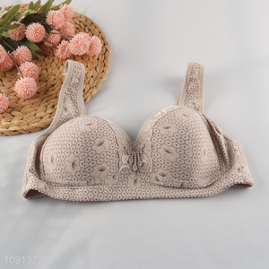 Good Quality Womens Breathable No Underwire Front Closure Wireless Bras