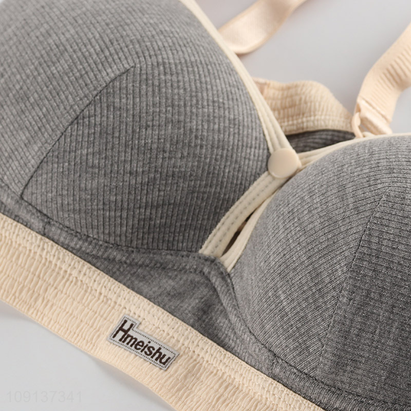 Factory Supply Women's Nursing Bras Adjustable Straps Breastfeeding Bras