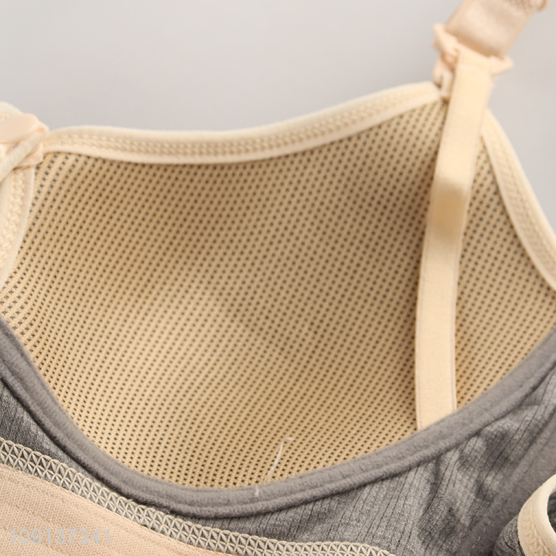 Factory Supply Women's Nursing Bras Adjustable Straps Breastfeeding Bras