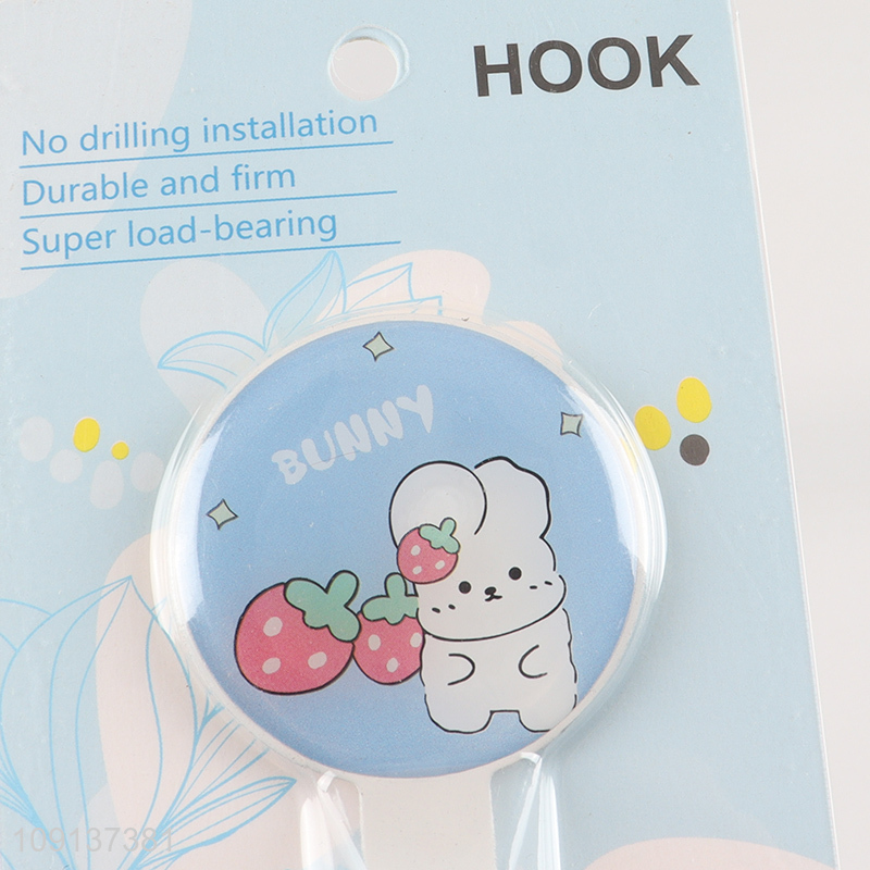Best selling cartoon rabbit household sticky hook wall hook