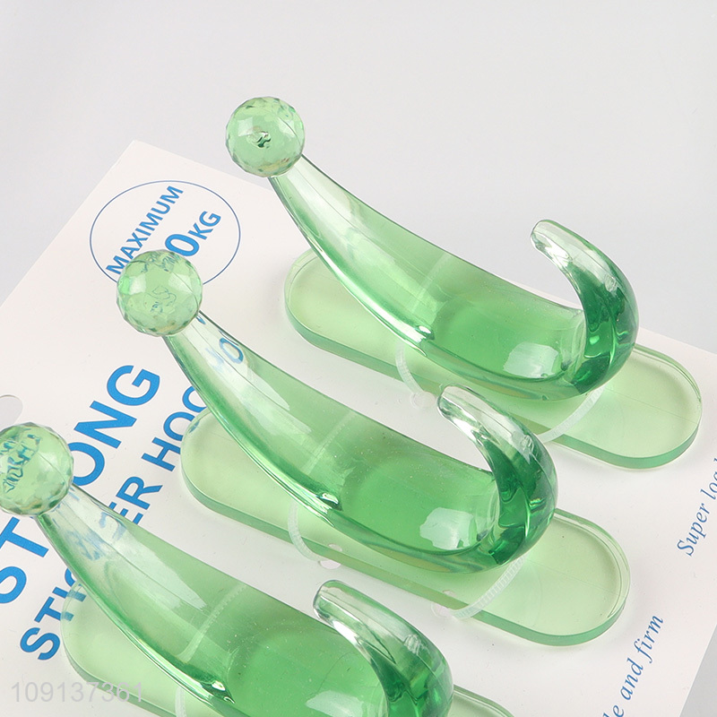 China factory multicolor heavy duty sticky hook wall hook for household