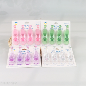 China factory multicolor heavy duty sticky hook wall hook for household