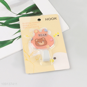 New arrival cartoon bear heavy duty sticky hook wall hook for sale