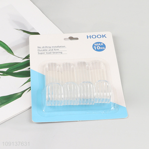 Factory wholesale heavy duty clear bathroom kitchen sticky hook