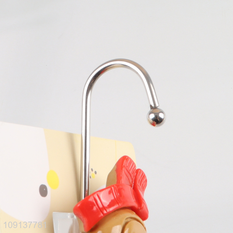 Factory supply christmas series stainless steel sticky hook wall hook