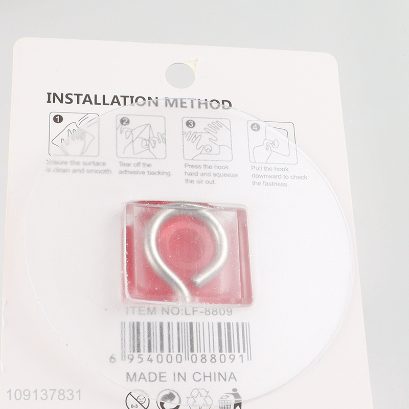 Factory wholesale cherry shape stainless steel sticky hook wall hook