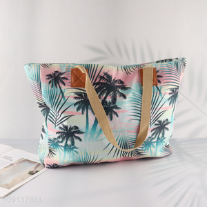 Hot Selling Large Canvas Beach Tote Bag Summer Travel Bag