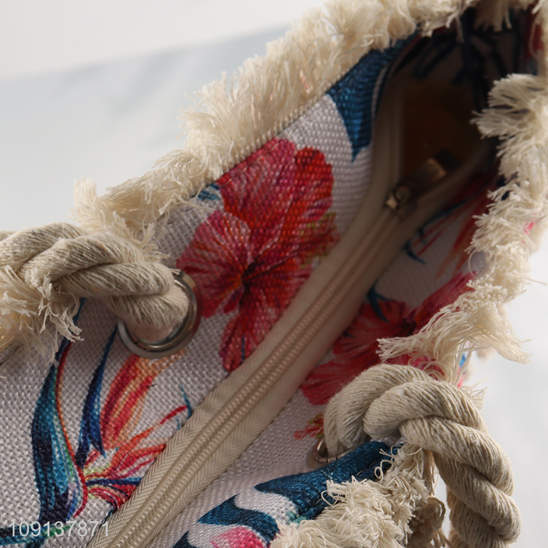 New Product Waterproof Canvas Beach Tote Bag for Women