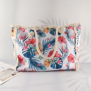 New Product Waterproof Canvas Beach Tote Bag for Women