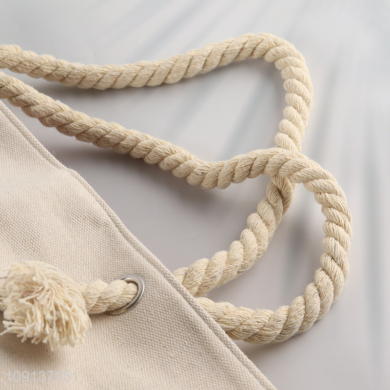 Hot Selling Canvas Beach Bag Travel Canvas Beach Totes