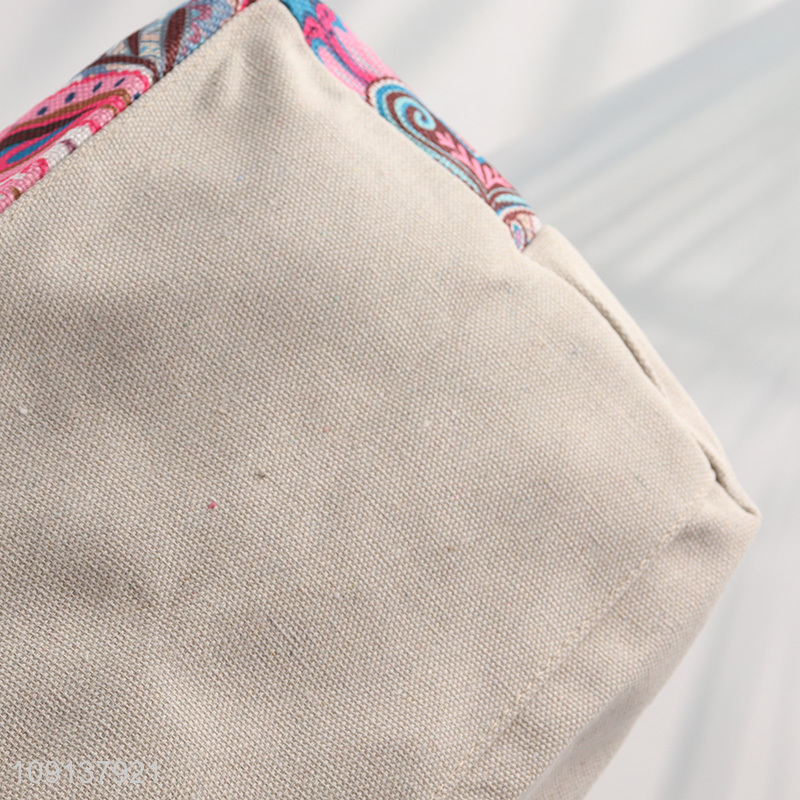 Popular Product Summer Travel Canvas Beach Tote Bag for Women