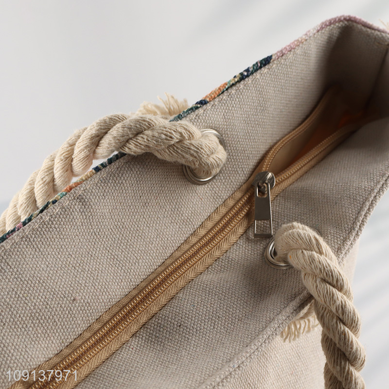 Good Quality Women Beach Bag Waterproof Canvas Beach Totes