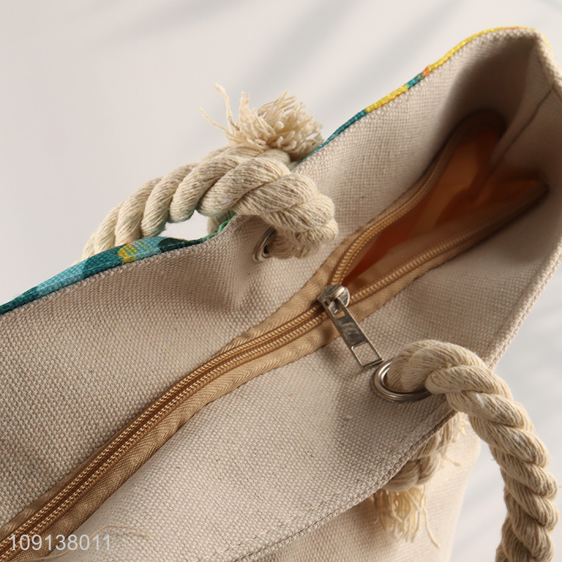 Hot Selling Canvas Beach Bag Customized Canvas Travel Bag